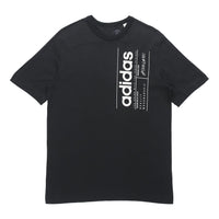adidas Brilliant Basics Tee 'Black White' FM6017