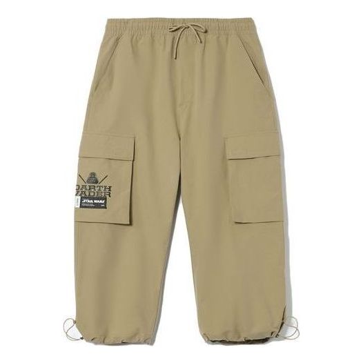 Li-Ning x Star Wars Graphic Cropped Pants 'Khaki' AKQR115-3