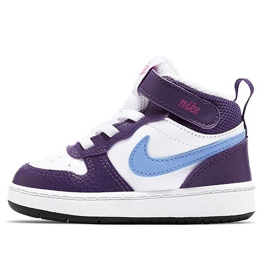 (TD) Nike Court Borough Mid 2 'Purple White Blue' CD7784-106