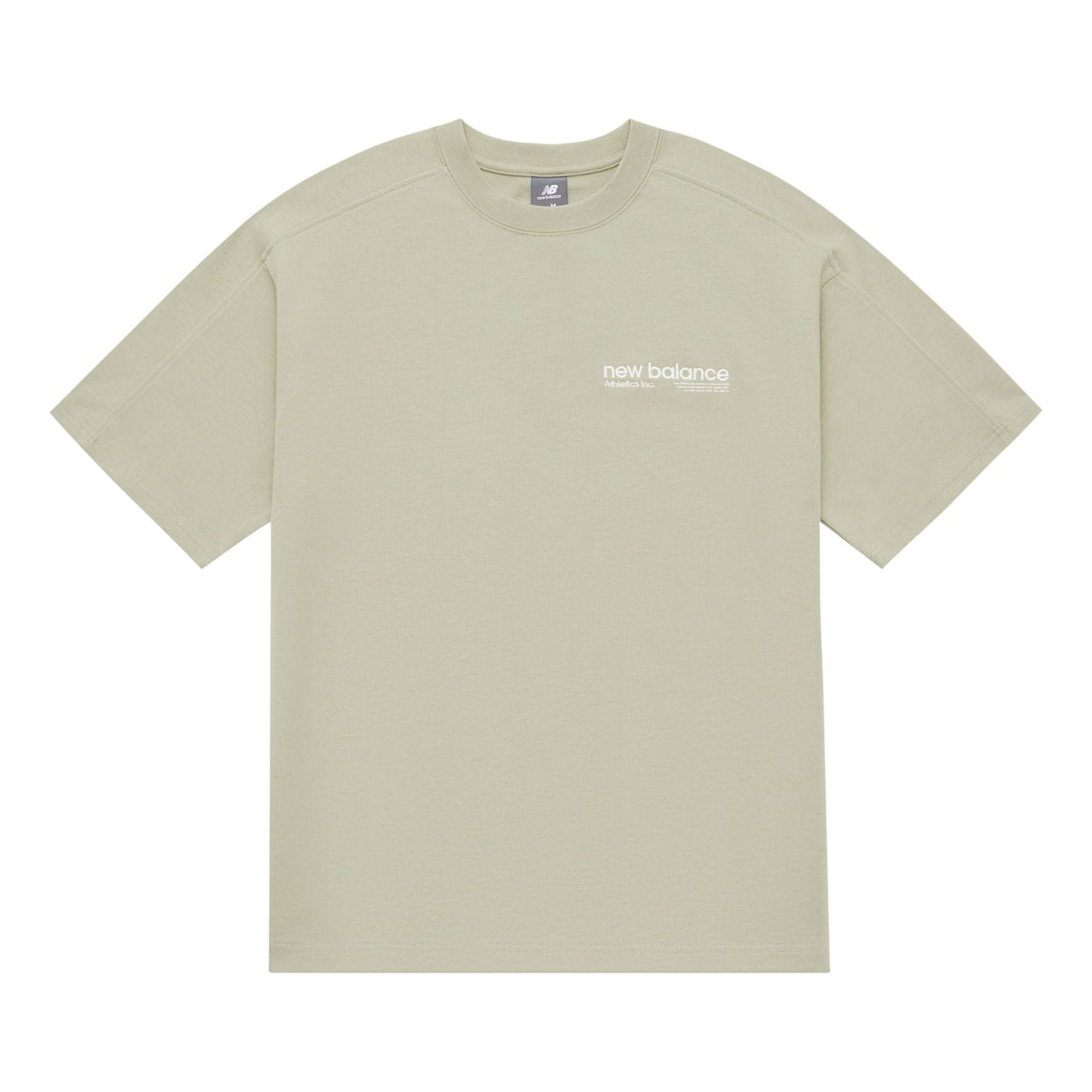 New Balance Wordmark Logo T-Shirt 'Khaki Green' AMT42301-OVN