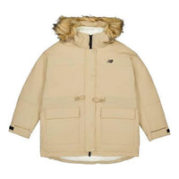(WMNS) New Balance Warm Mid-Down Jacket 'Beige' AWJ33325-INC
