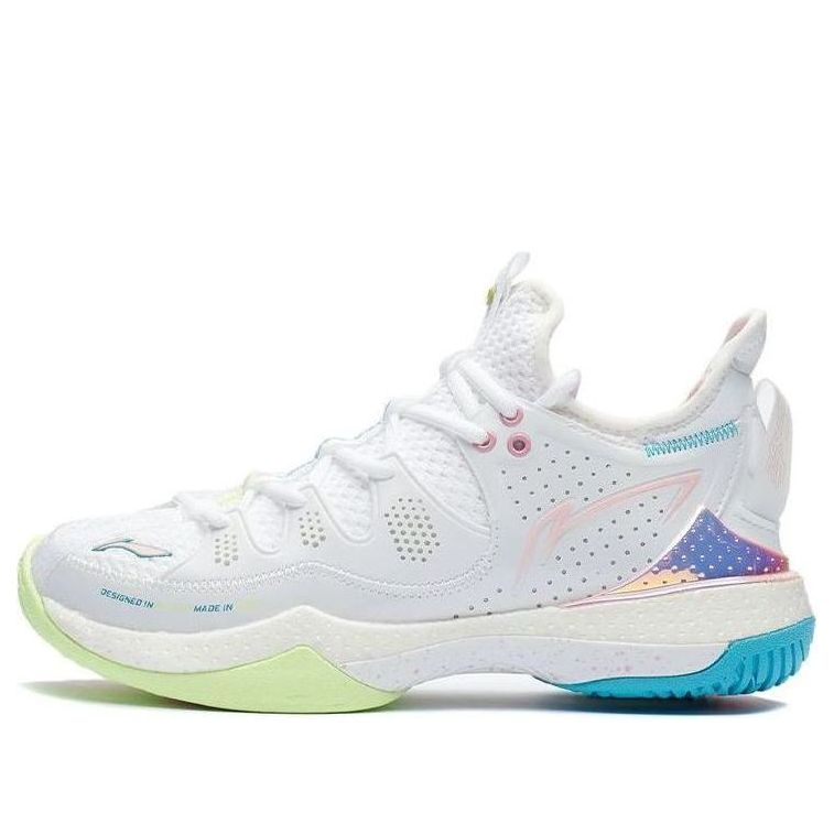 (WMNS) Li-Ning Halberd 3 'White Blue Green' AYAR024-1