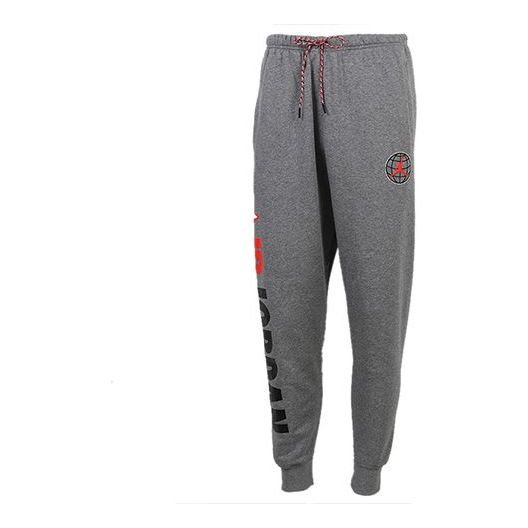 Air Jordan Winter Utility Athleisure Casual Sports Stay Warm Fleece Lined Long Pants Gray CT3496-091