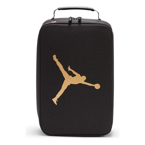 Air Jordan logo Shoe Bag 'Black Gold' DH0415-010