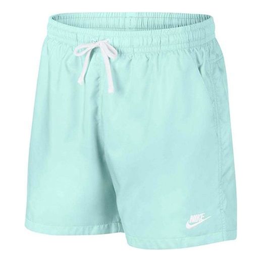 Men's Nike Casual Sports Lacing Breathable Shorts Light Green AR2382-382