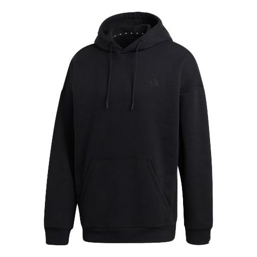 adidas M Urban Whd Bst Athleisure Casual Sports Loose Fleece Lined Black GK4786