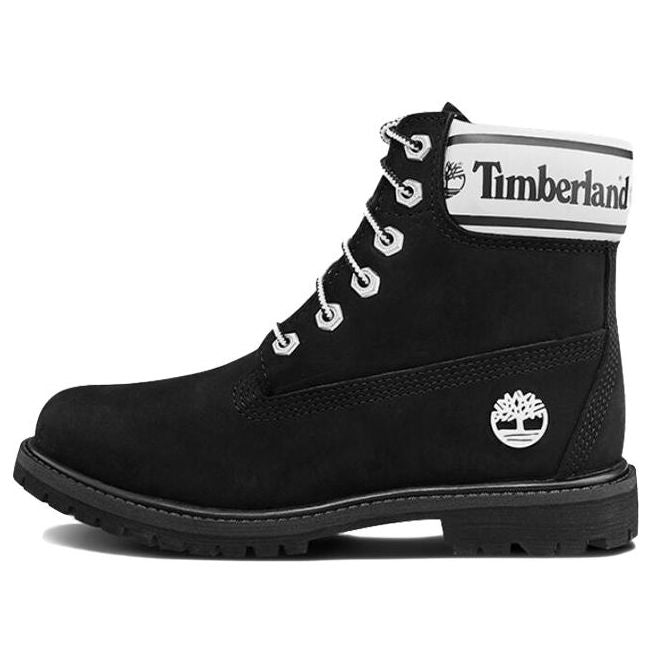 (WMNS) Timberland 6 Inch Premium LF 'Black Nubuck Logo' A2314