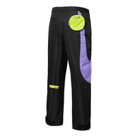 PUMA X Roaringwind Oversized Pants 'Black Purple Yellow' 532592-01