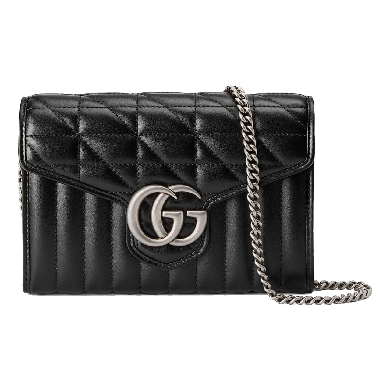 (WMNS) Gucci GG Marmont Mini Bag 'Black' 474575-DTD5N-1000