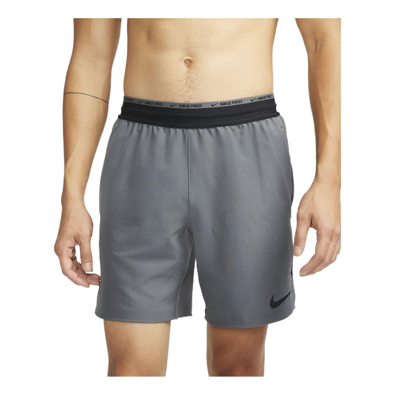 Nike Pro Dri-FIT Flex Rep Sports Training Shorts Gray DD1701-068