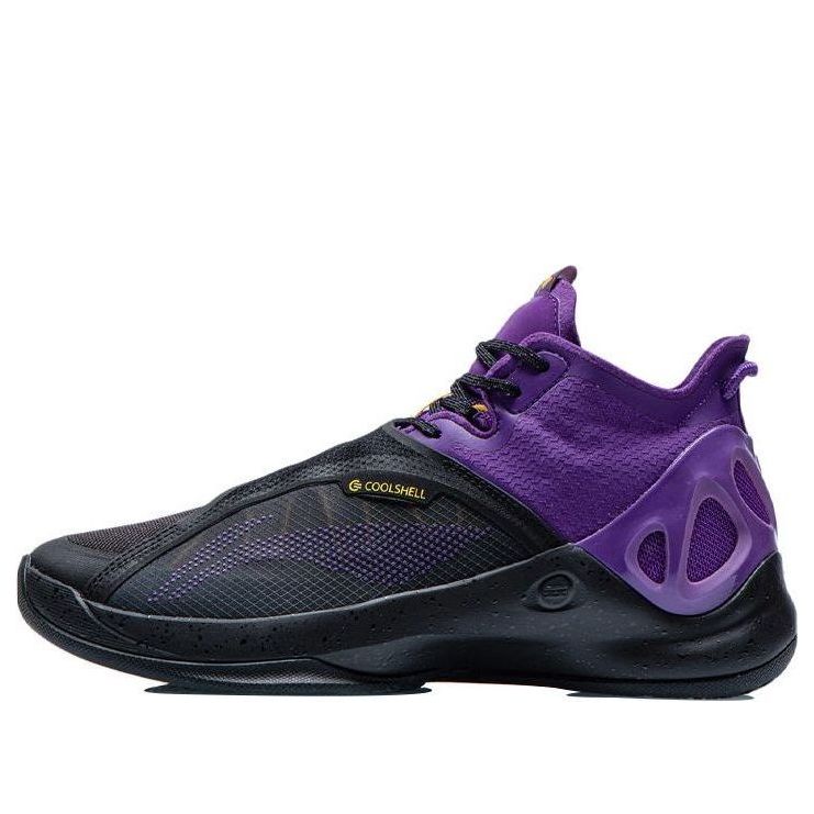 Li-Ning Original VOIT High Top Basketball Shoes 'Black Purple' ABAR081-7
