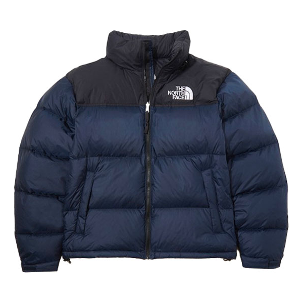 THE NORTH FACE Retro Nuptse Logo Print Padded Jacket 'Navy' NJ1DK50B