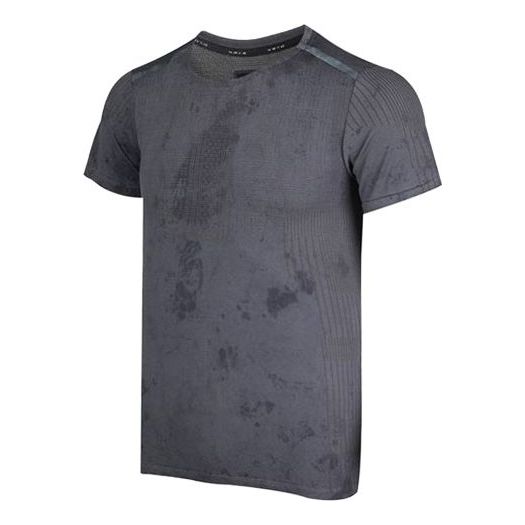 Men's Nike Casual Sports Round Neck Training Running Short Sleeve Black T-Shirt BV5624-011