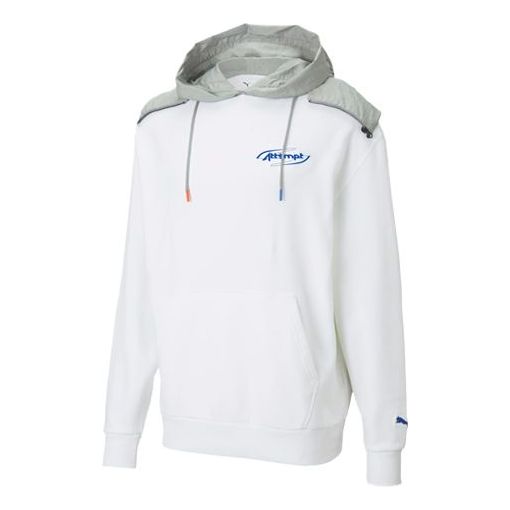 PUMA x Attempt Hoodie 'White Grey' 598263-02