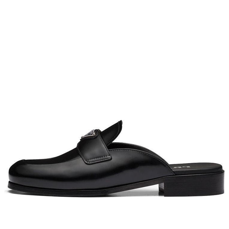 (WMNS) PRADA Brushed Leather Mules 'Black' 1D918M_055_F0002_F_025