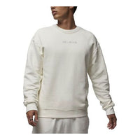 Air Jordan Wordmark Fleece Crewneck Sweatshirt 'Sail' FJ7789-133