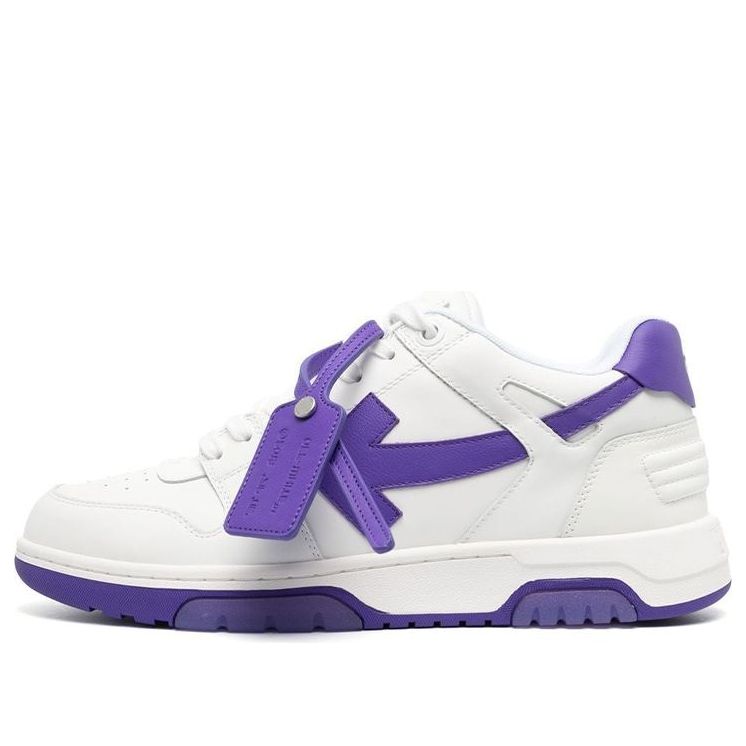 Off-White Out Of Office Low-Top Sneaker 'Purple White' OMIA189F22LEA0010135