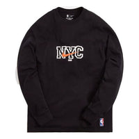 KITH x Nike New York Knicks Long-Sleeve Tee 'Black' DA1634-010