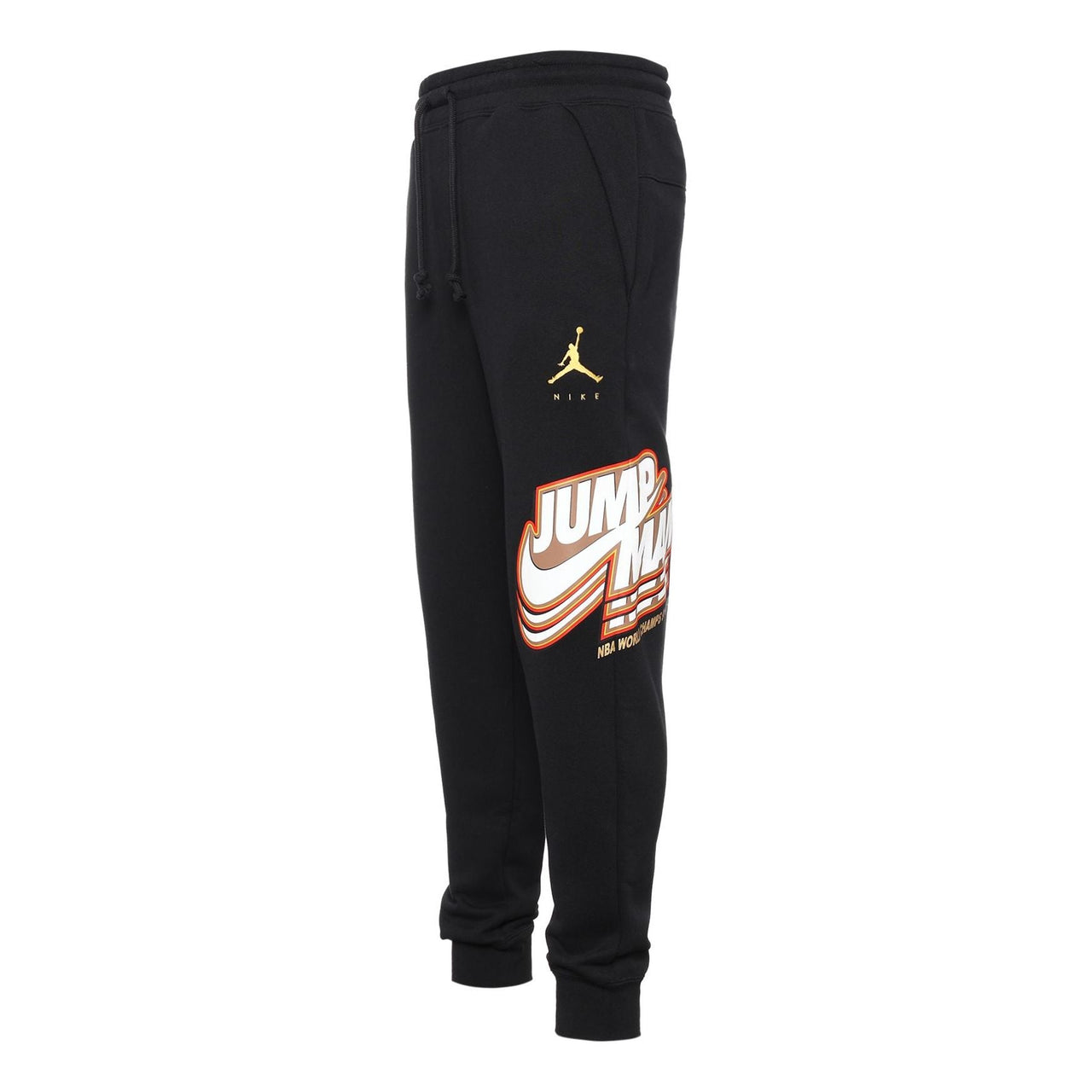 Men's Air Jordan Funny Printing Fleece Lined Sports Pants/Trousers/Joggers Black DC9609-010