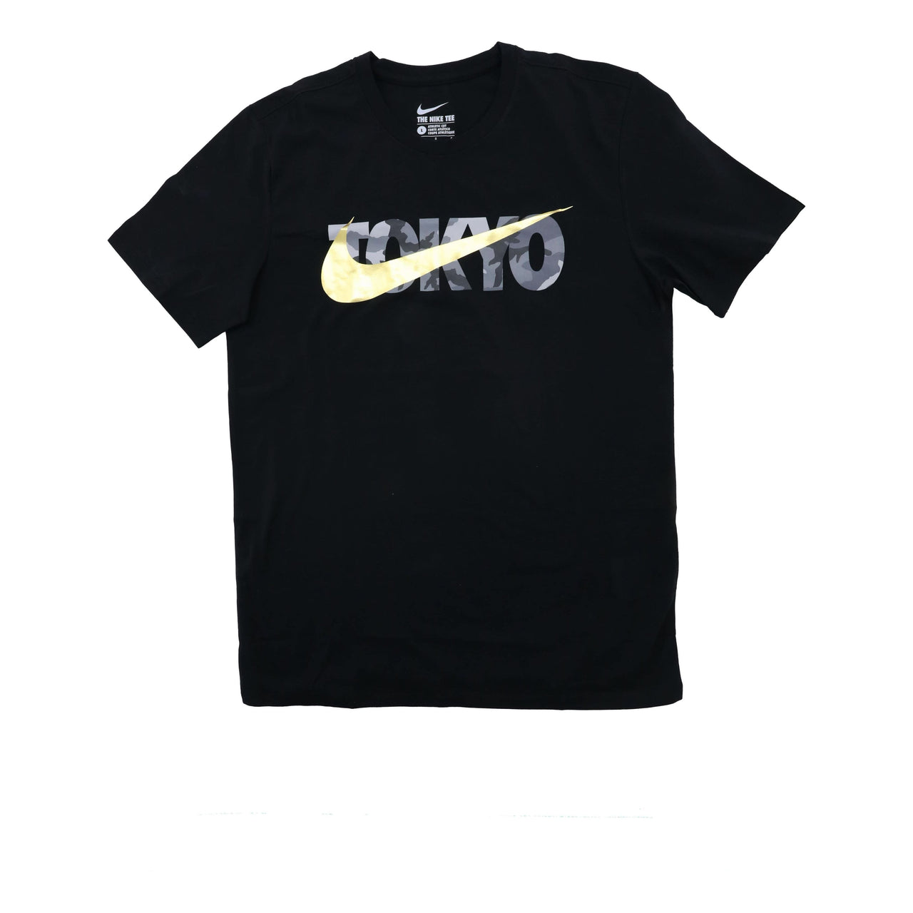 Nike Tokyo T-Shirt 'Black Camo Gold' 827304-010