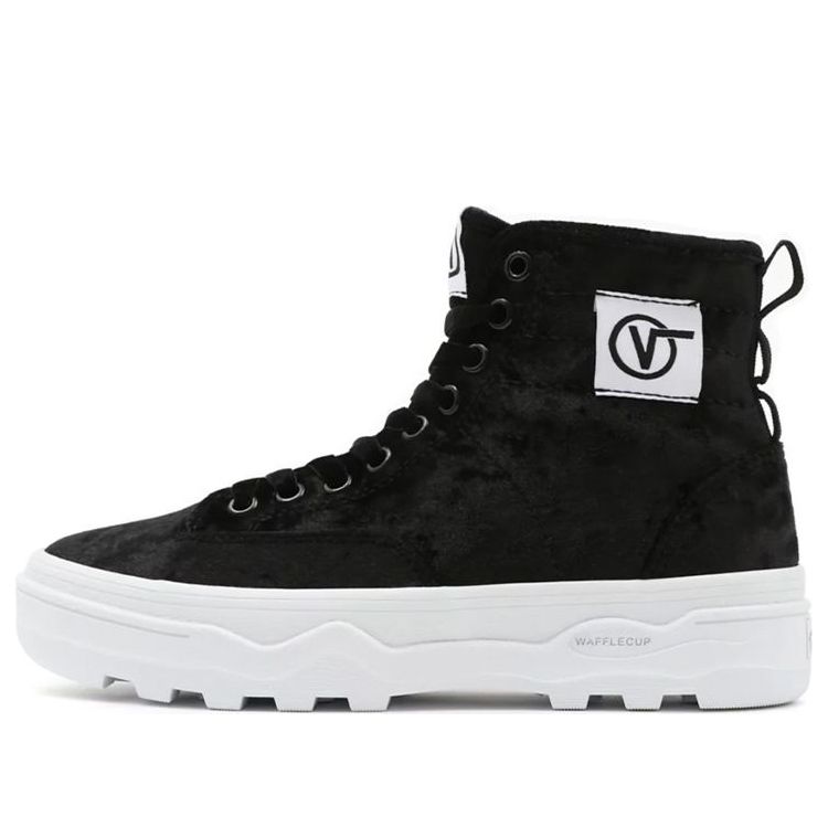 Vans Crushed Velvet Sentry Wc 'Black White' VN0A4P3KA8J