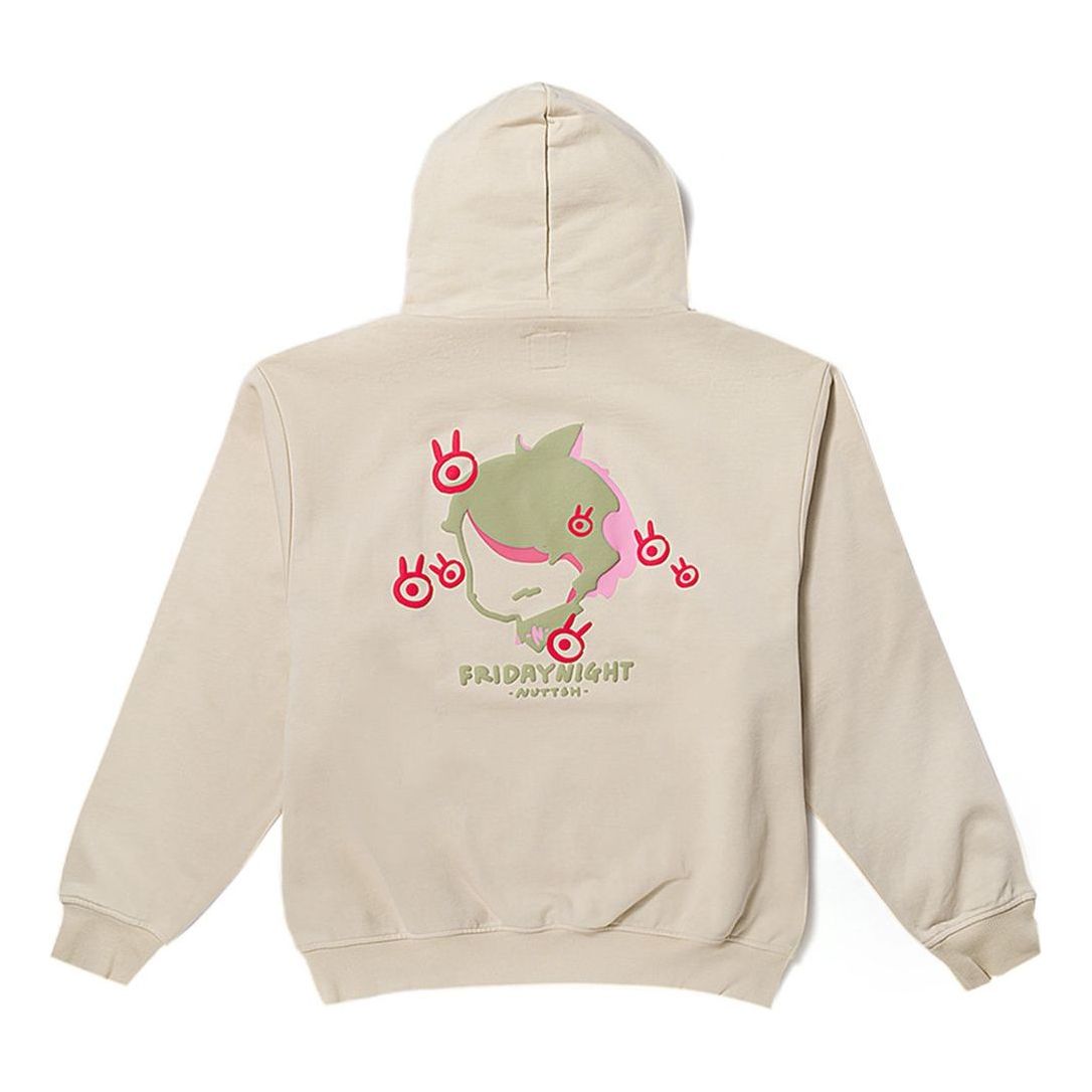 (WMNS) Vans x NUTTSH Friday Night Hoodie 'Beige' VN000H0E2N1