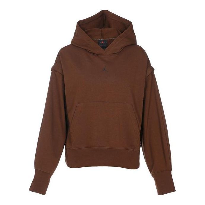 (WMNS) Air Jordan Sport Fleece Hooded Top 'Baroque Brown' FB4610-259