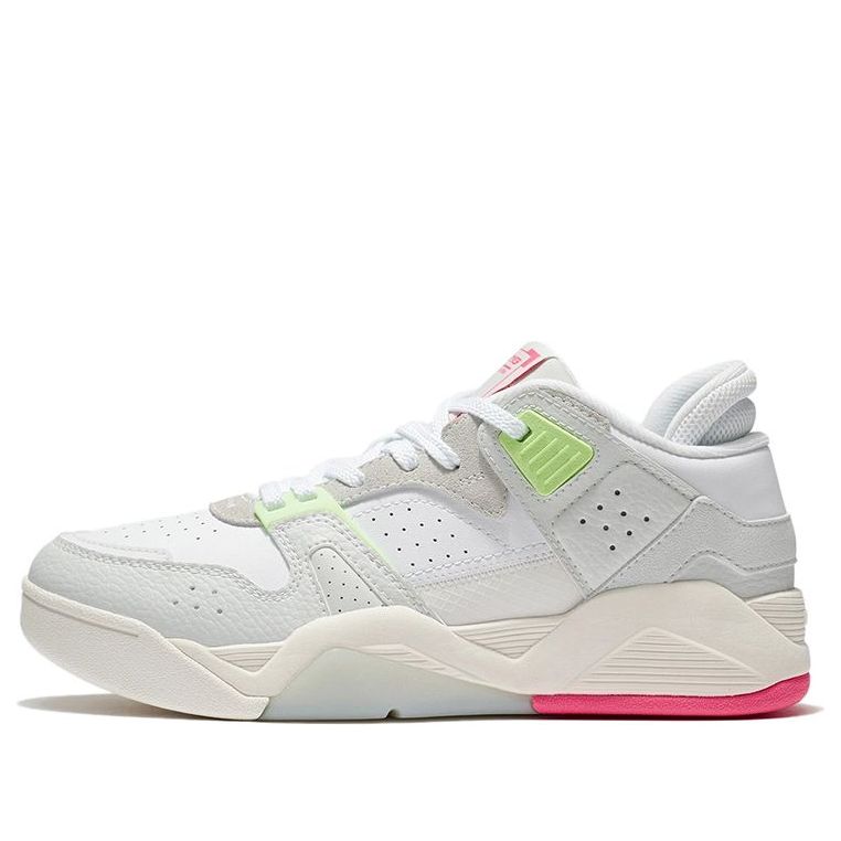 (WMNS) Li-Ning Casual Basketball Shoes 'Grey Green Pink' AGBS032-3