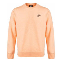 Nike Sportswear Alphabet Logo Round Neck Long Sleeves Apricot Pink DA0684-800