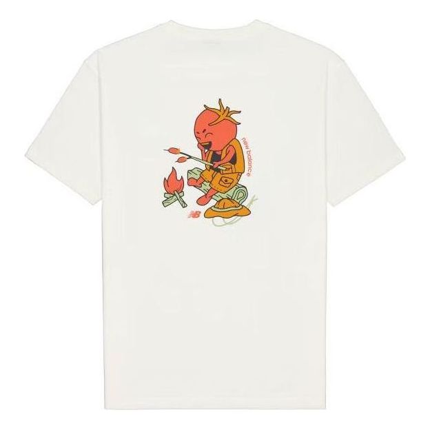 New Balance Graphic Print T-Shirt 'White' AMT41363-CIC