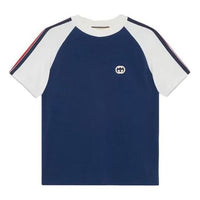 Gucci Cotton Jersey T-Shirt With Patch 'Blue White' 752191-XJFR5-4912