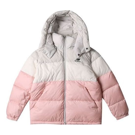 New Balance Winter Warm Puffer Jacket 'White Pink' NPA43013-PKZ