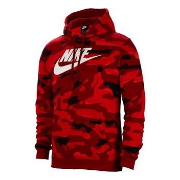 Men's Nike Sports Stay Warm Hooded Casual Red AR2868-677