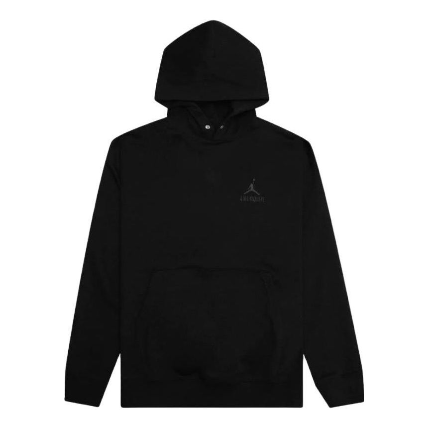 Air Jordan x A Ma Maniere Jacquard Hoodie Asia Sizing 'Black' DV7456-010