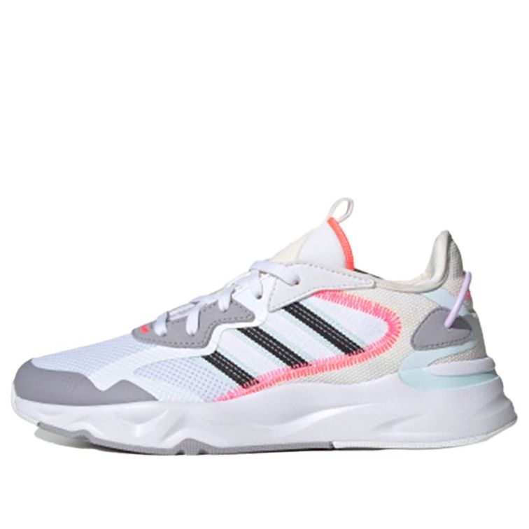 (WMNS) adidas neo Futureflow 'White Dark Gray Cream' FW7184