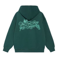Li-Ning BADFIVE Sports Basketball Series Printing Hoodie 'Dark Green' AWDRH61-3