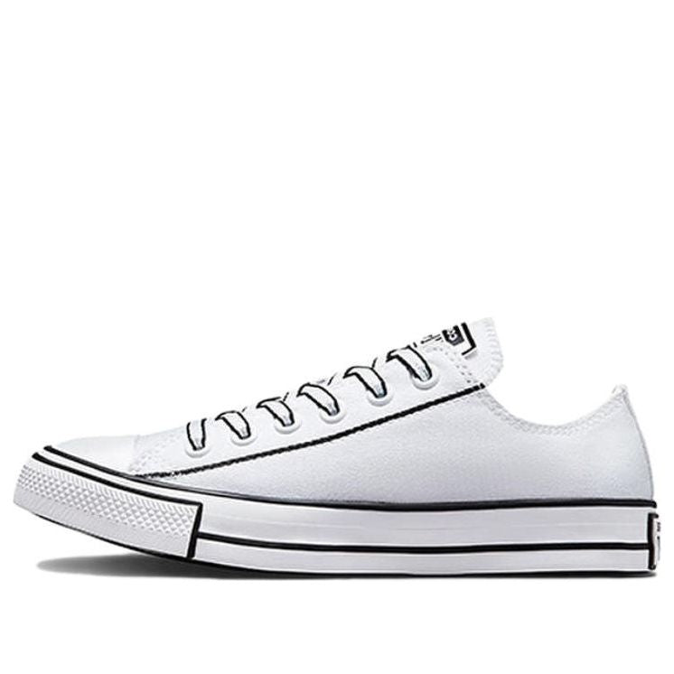 (WMNS) Converse Chuck Taylor All Star Outline Sketch OX 'White Black' A03528