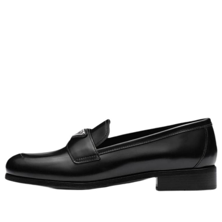 (WMNS) PRADA Bushed Leather Loafers 'Black' 1D902M_055_F0002_F_025