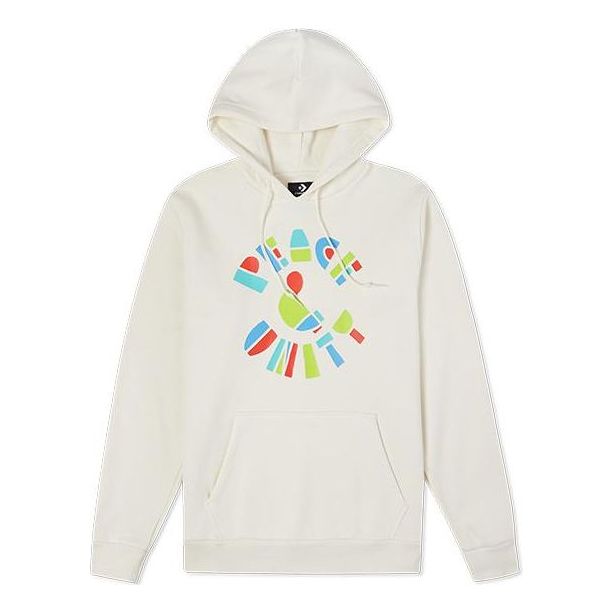 Converse Peace & Unity Recycled Pullover Hoodie 'Egret' 10022298-A02