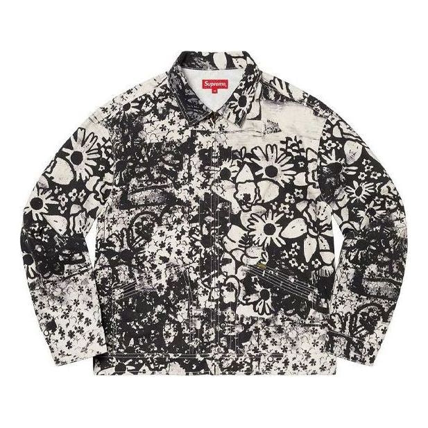 Supreme x Christopher Wool Denim Work Jacket 'White Black' SUP-FW21-298