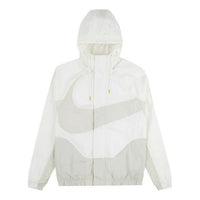 Nike Sportswear Swoosh Large Logo hooded Woven Jacket White DD5968-133