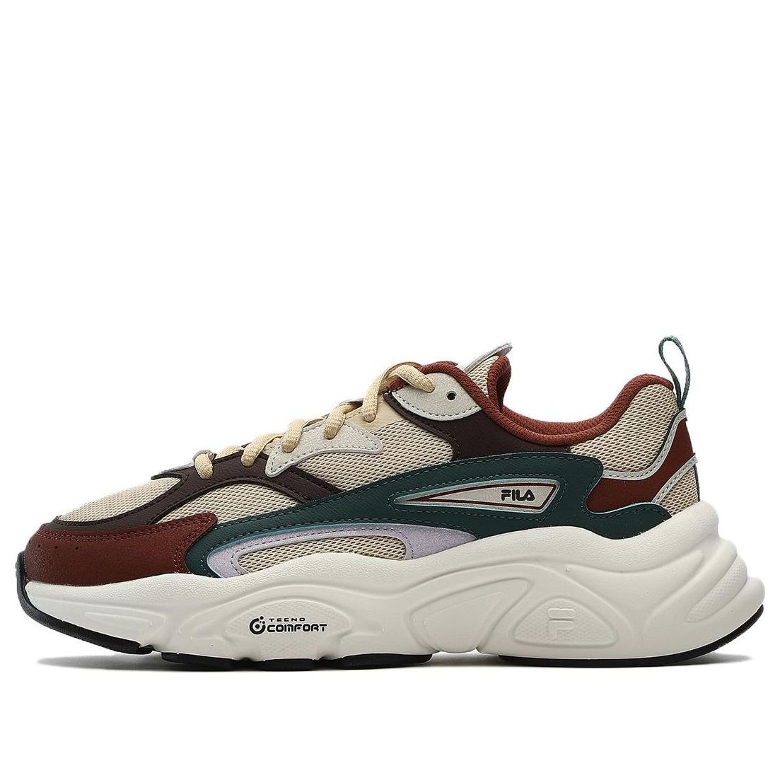 (WMNS) FILA Mars 1S SMU Sneakers 'Beige Brown Red' F12W332126FAR