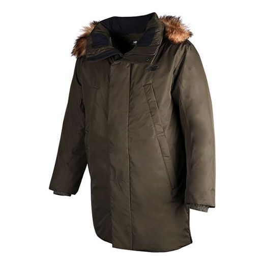New Balance Casual Mid-Length Down Jacket 'Military Green' NP848011-KH