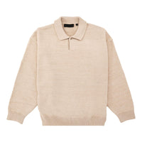 Fear of God Essentials FW23 Knit Polo Shirt 'Gold Heather' 192BT232183F