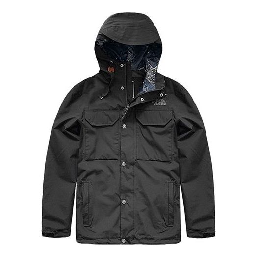 THE NORTH FACE Dryvent Down Puffer Hood Jacket 'Black' NF0A497F-JK3