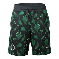 Nike Alumni Nigeria Printing Casual Shorts Green CU1408-364