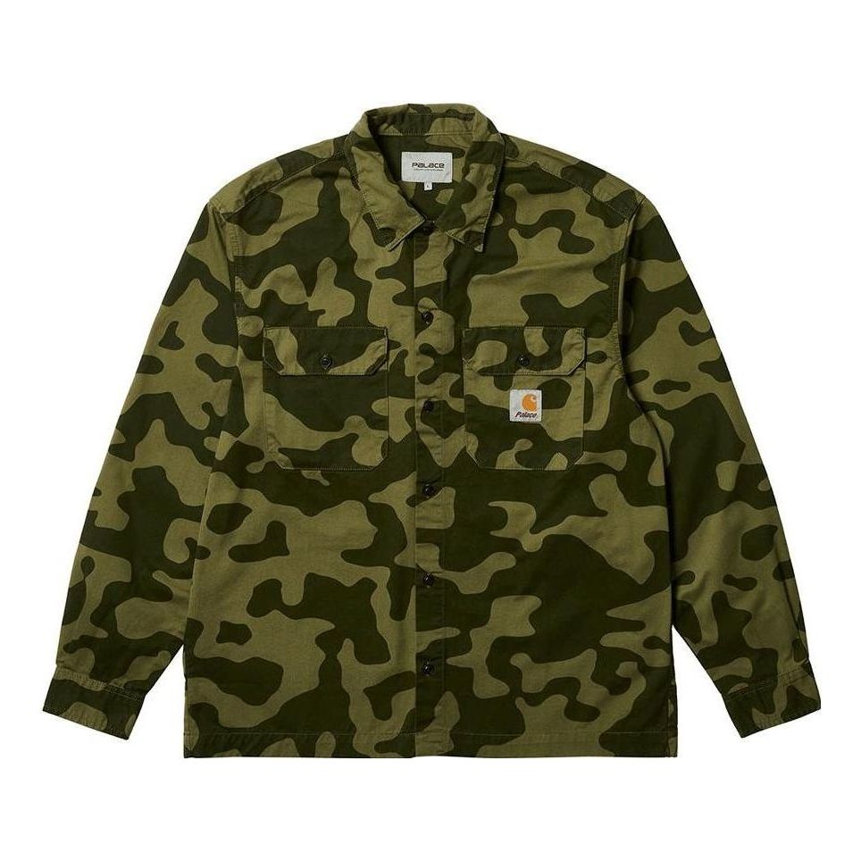Palace X Carhartt WIP FW23 Logo Shirts 'Green' I032716-GREEN
