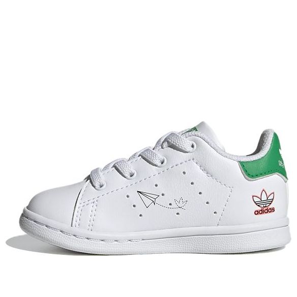 (TD) adidas originals Stan Smith 'White Green Orange' FX5978