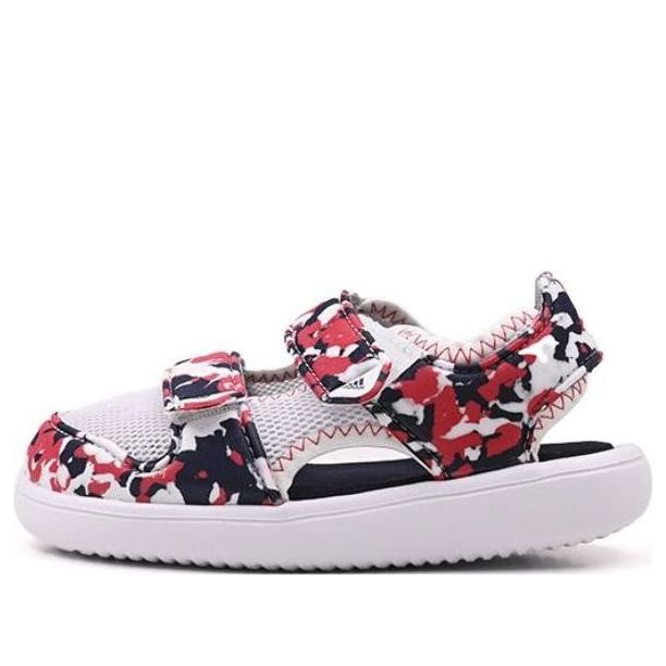 (PS) adidas Comfort Sandals Camouflage 'White Red' HP6791