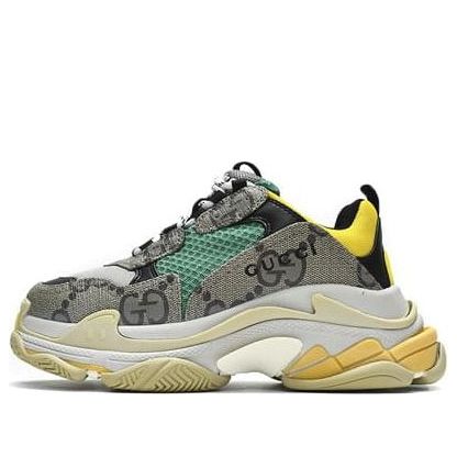 Balenciaga x Gucci The Hacker Project Triple S 'Beige Green' 681067UMO209766